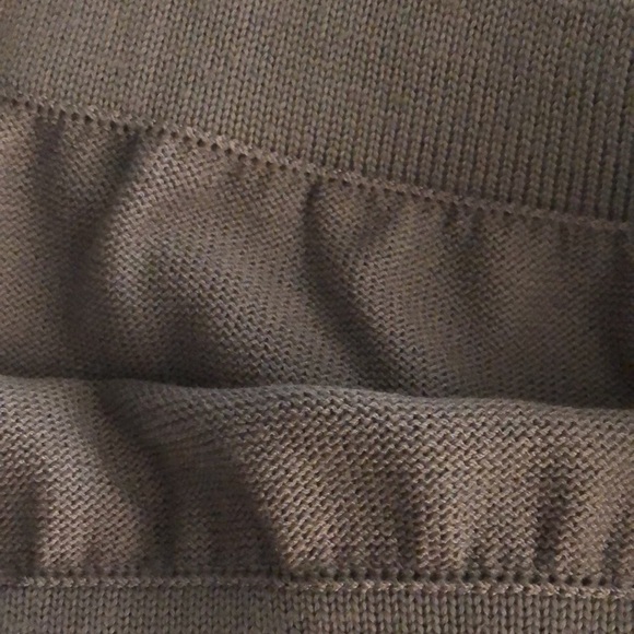 Beautifully Gray Knit Elastic Waist Pencil Skirt Size S-M - Picture 5 of 5